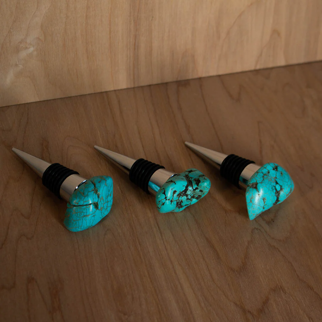 Turquoise Wine Stopper - Image 2