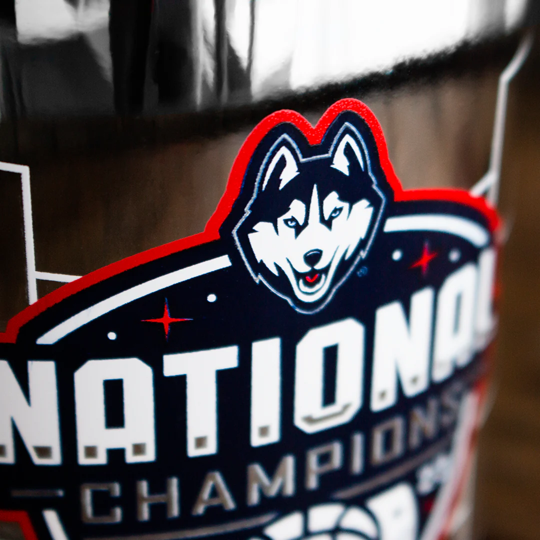 UCONN 2023 Men's Basketball Champions Silver Bubbly - Image 2