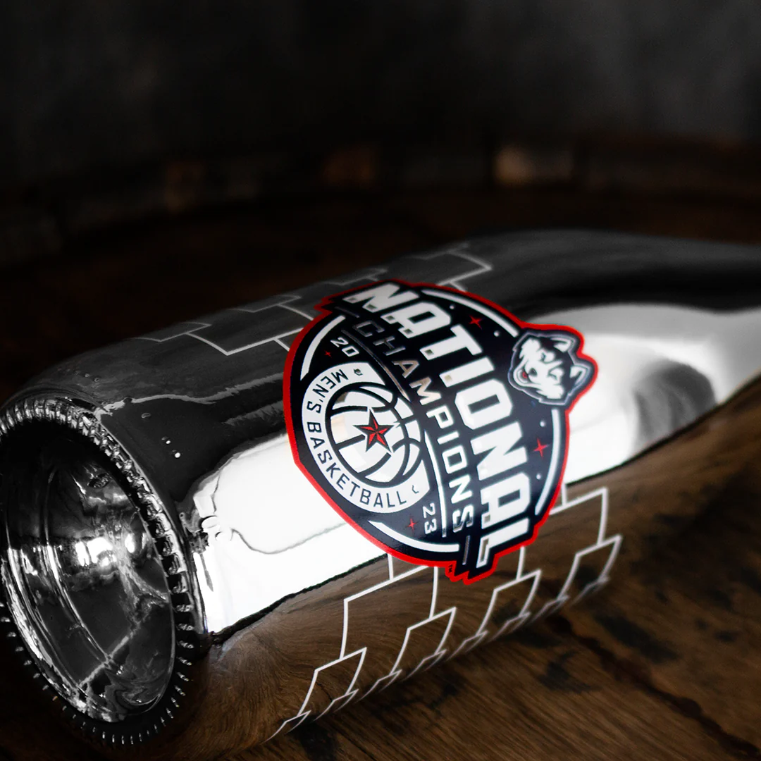UCONN 2023 Men's Basketball Champions Silver Bubbly - Image 5
