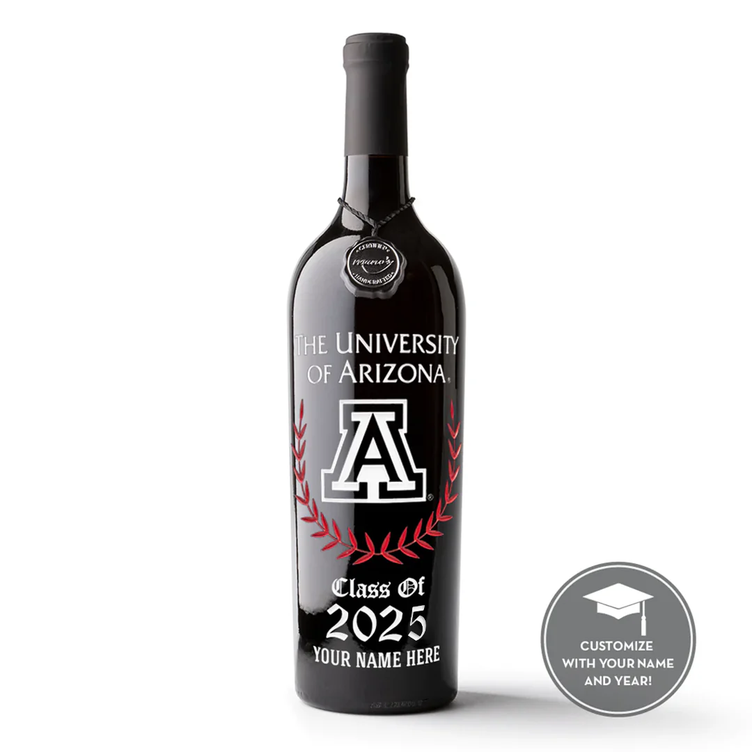 University of Arizona Custom Alumni Etched Wine - Image 5