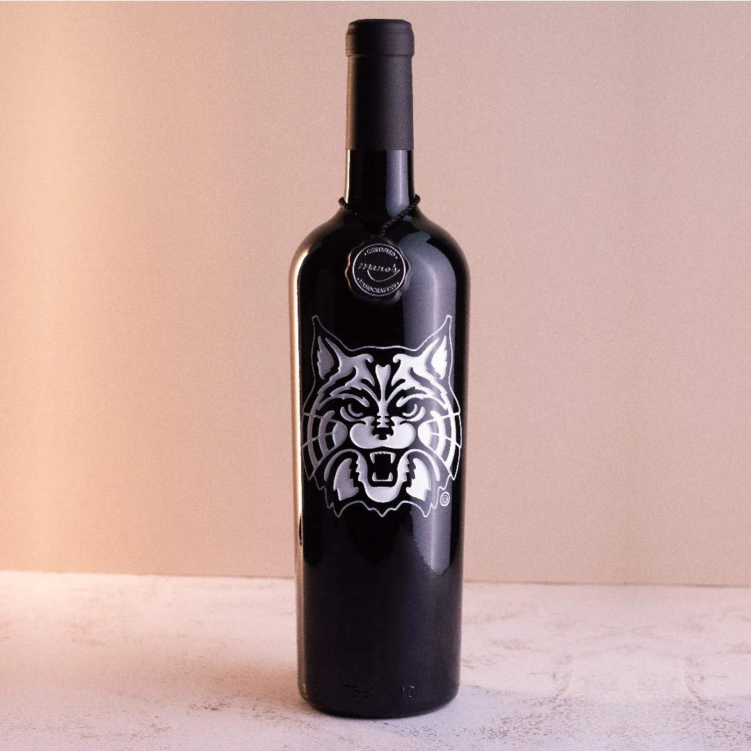 University of Arizona Wildcat Etched Wine - Image 5