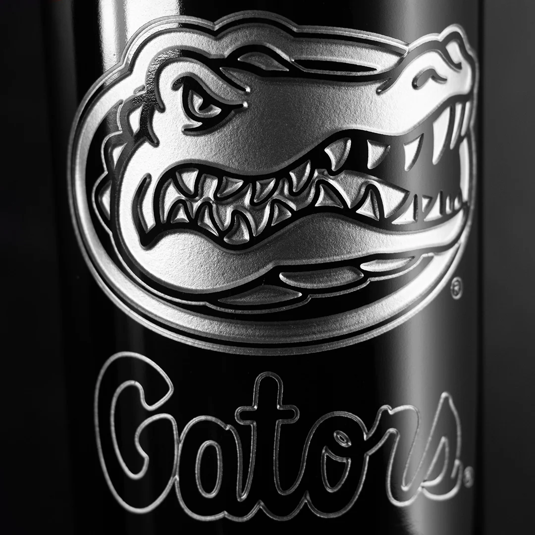 University of Florida Gators Etched Wine - Image 2
