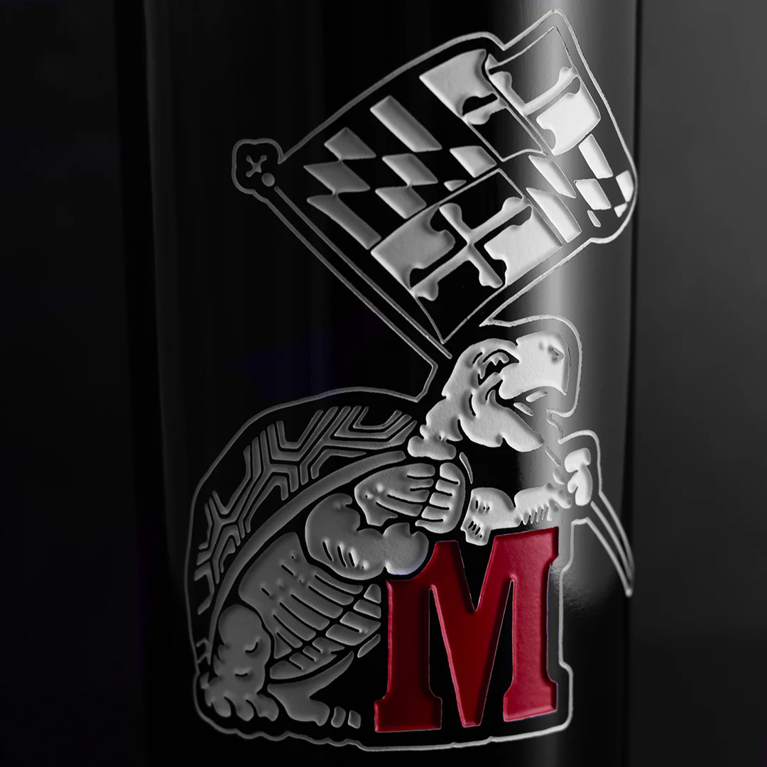 University of Maryland Custom Name Etched Wine - Image 4