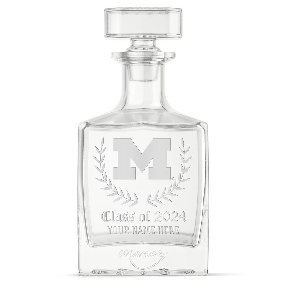 University of Michigan Custom Alumni Decanter - Image 3