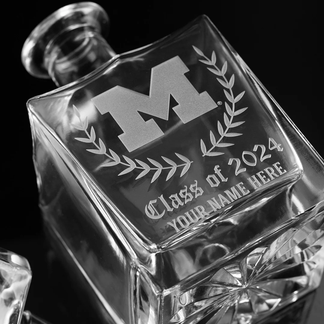 University of Michigan Custom Alumni Decanter - Image 4