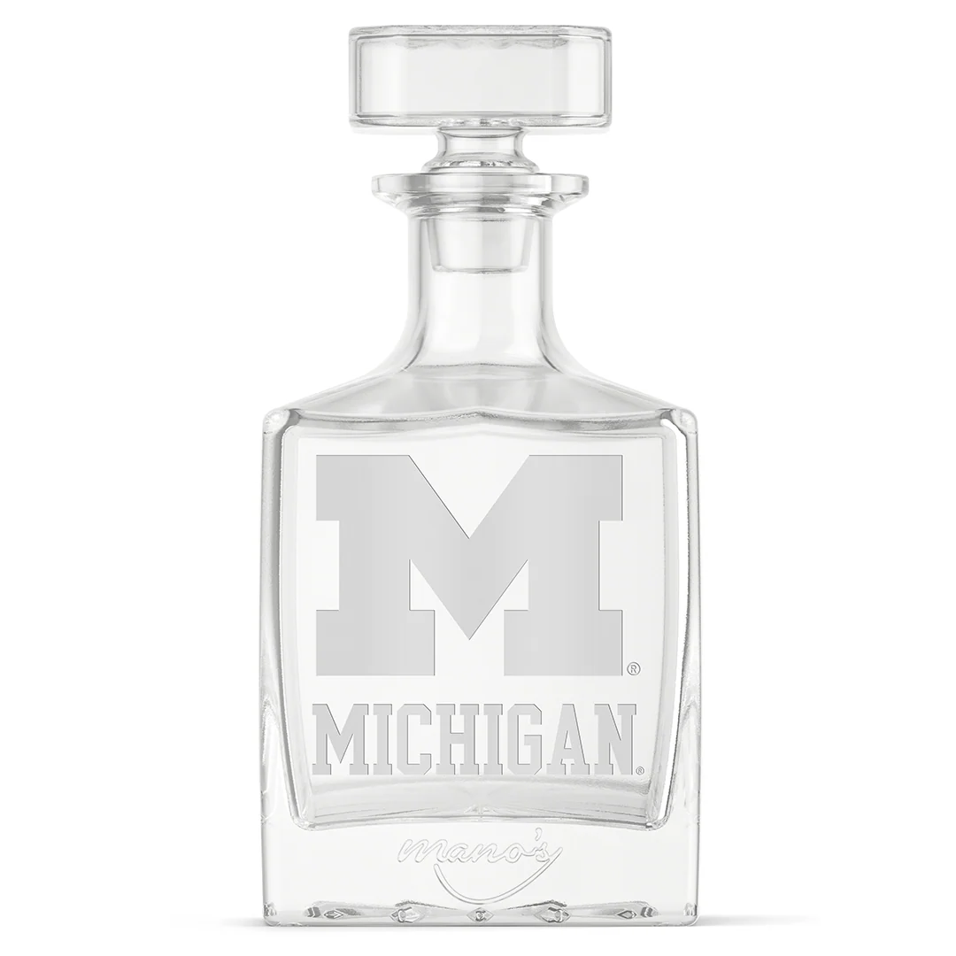 University of Michigan Logo Decanter - Image 3
