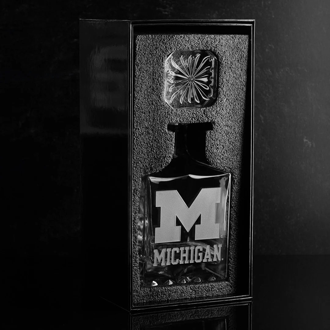 University of Michigan Logo Decanter - Image 4