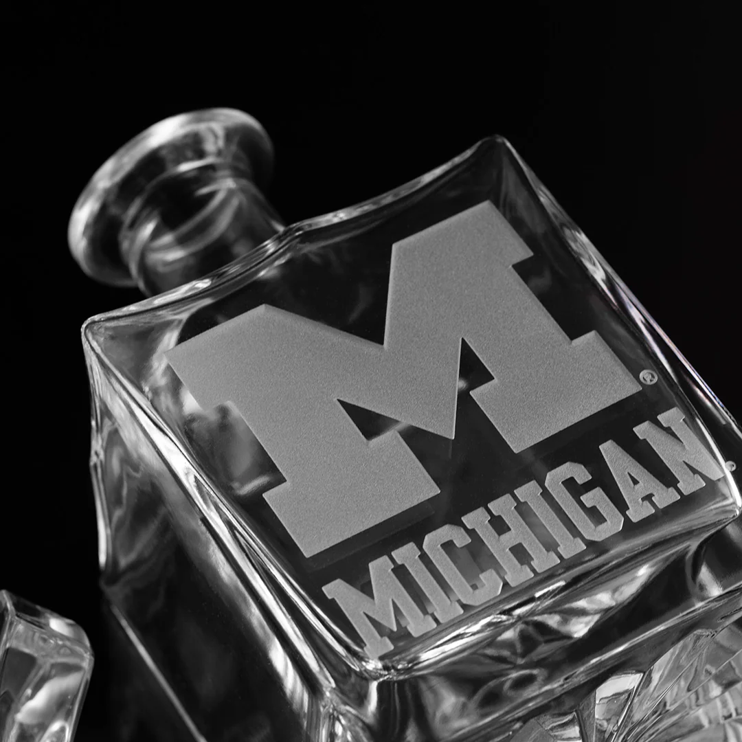 University of Michigan Logo Decanter - Image 5