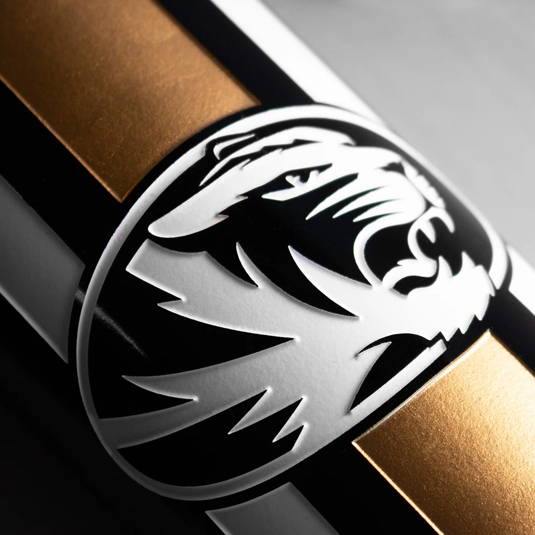 University of Missouri Stripes Etched Wine Bottle - Image 2