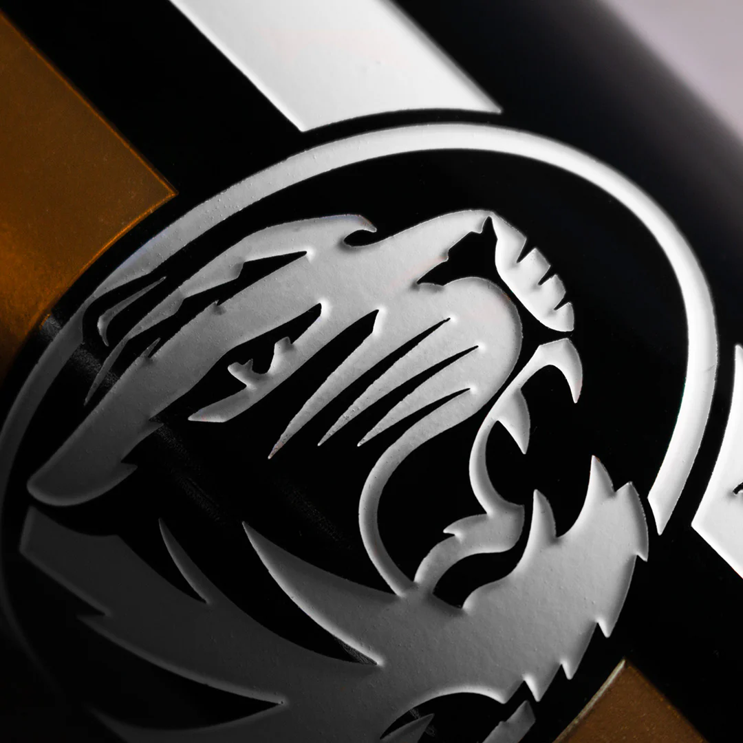 University of Missouri Stripes Etched Wine Bottle - Image 4