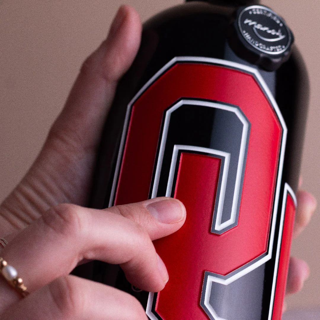 University of Oklahoma Logo Etched Wine - Image 5