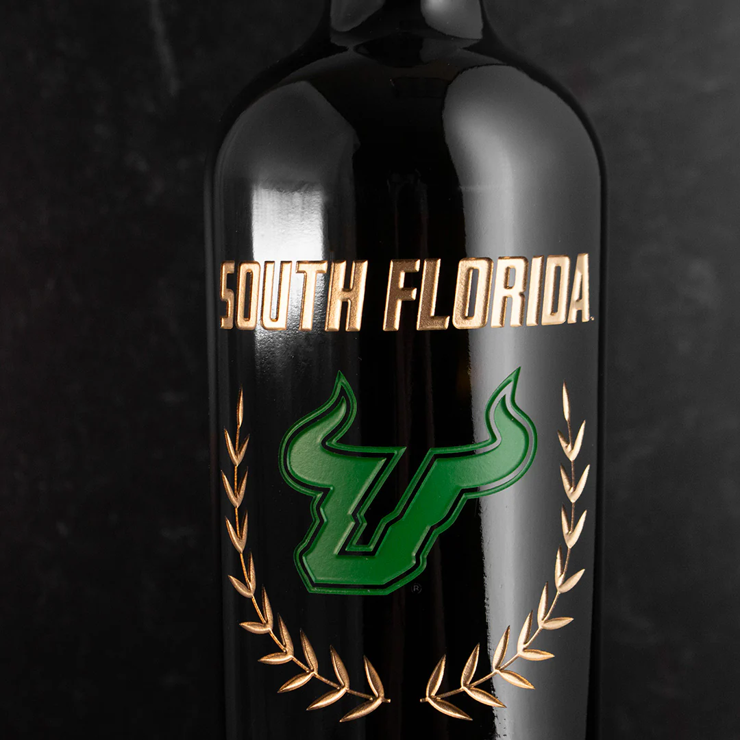 University of South Florida Custom Alumni Etched Wine - Image 2