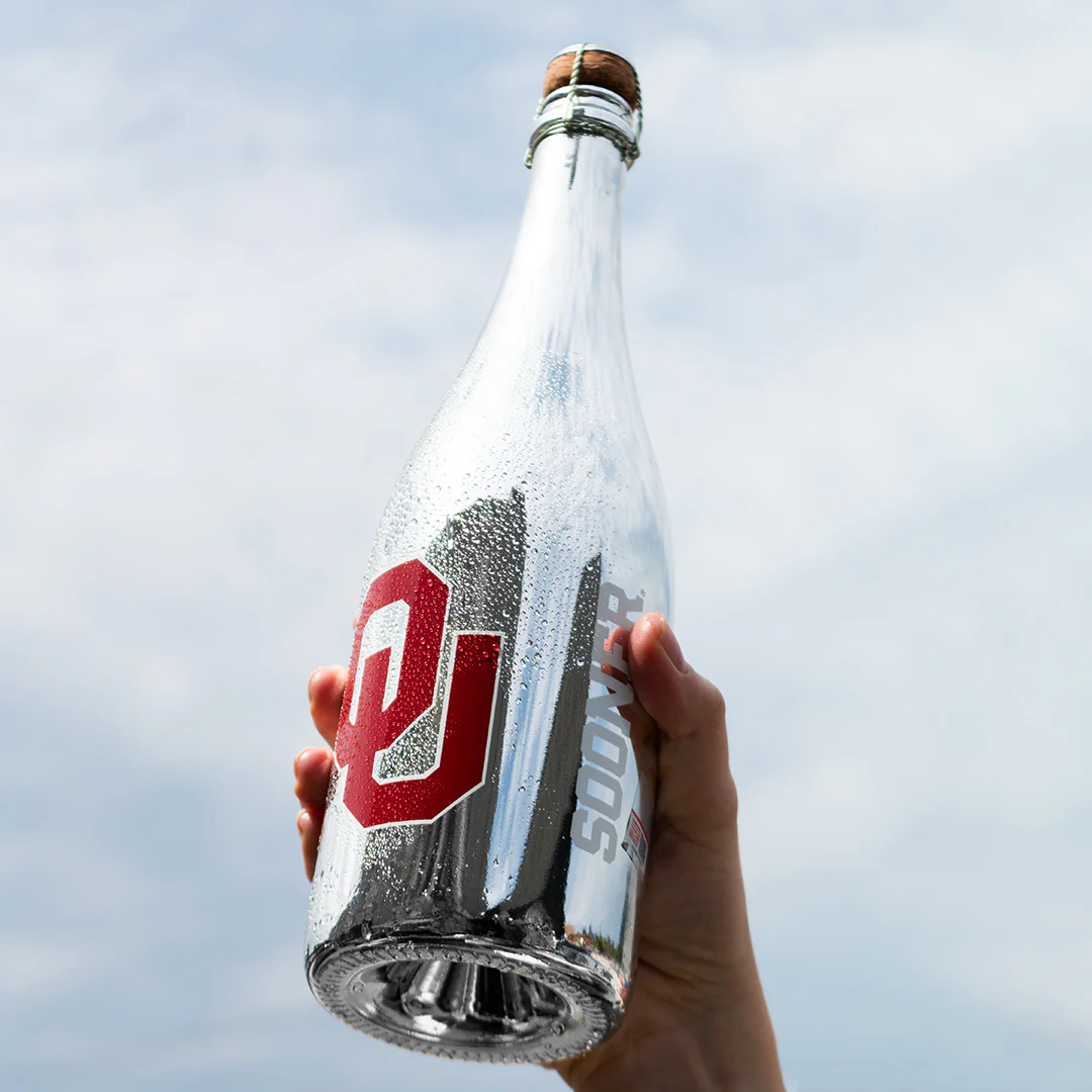 University Oklahoma Boomer Sooner Bubbly - Image 3
