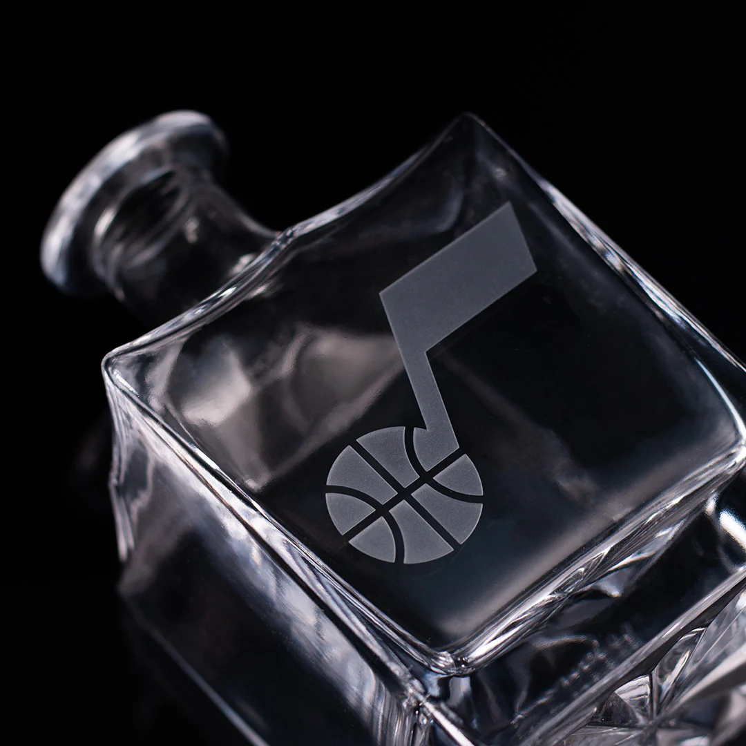 Utah Jazz Square 1L Decanter - Image 3