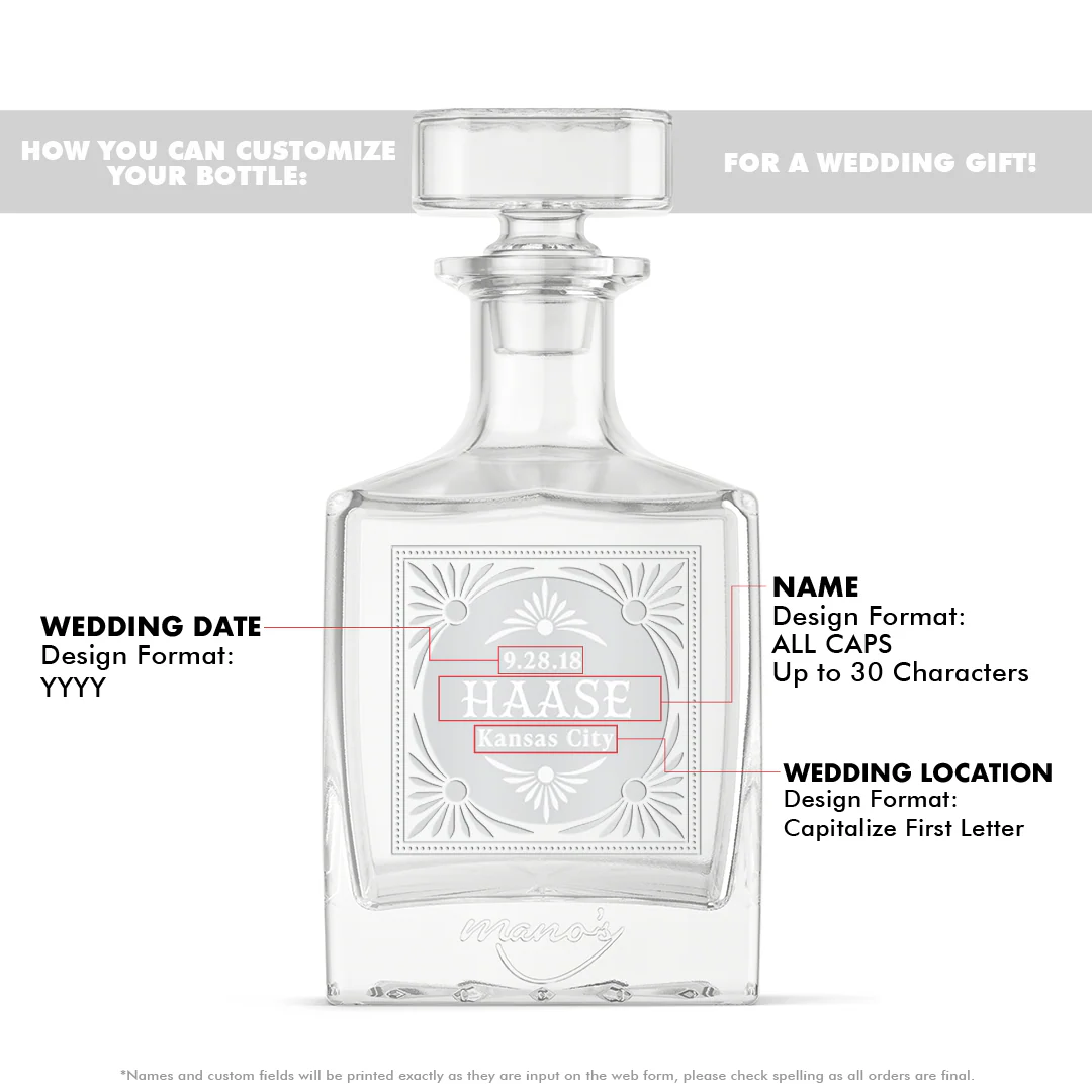 Vintage Design Custom Crystal Glass Decanter - Image 5