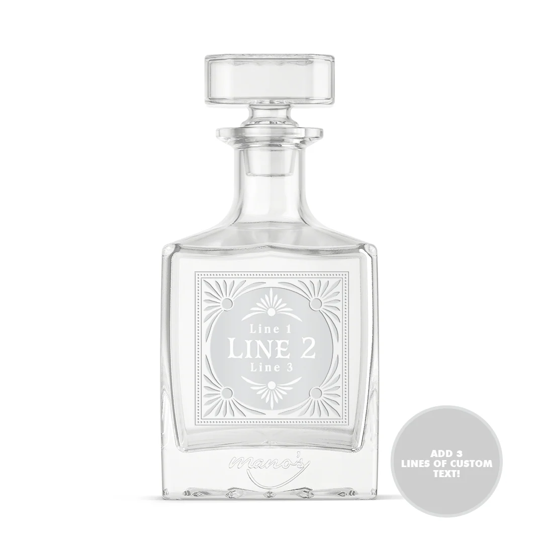 Vintage Design Custom Crystal Glass Decanter - Image 6