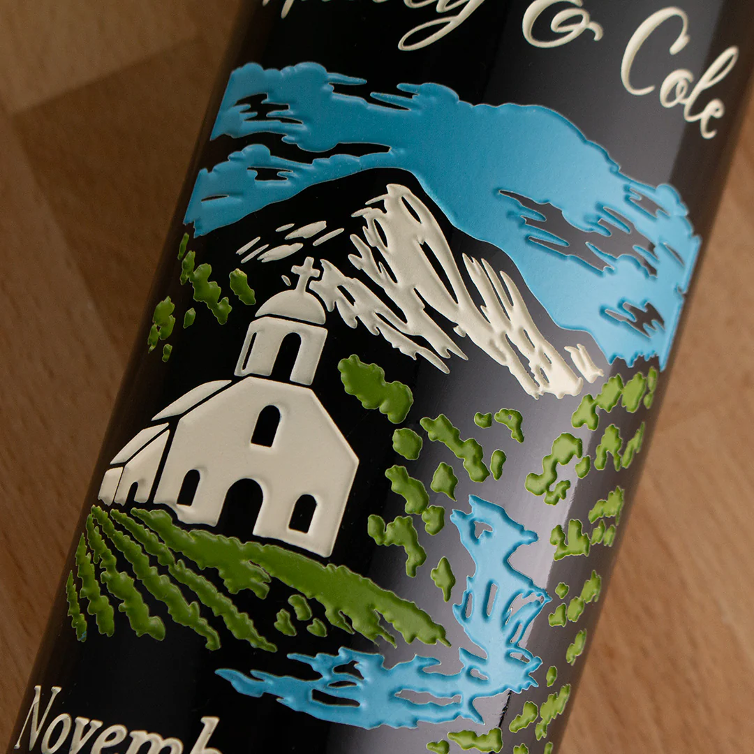 Wedding Chapel Custom Etched Wine - Image 4