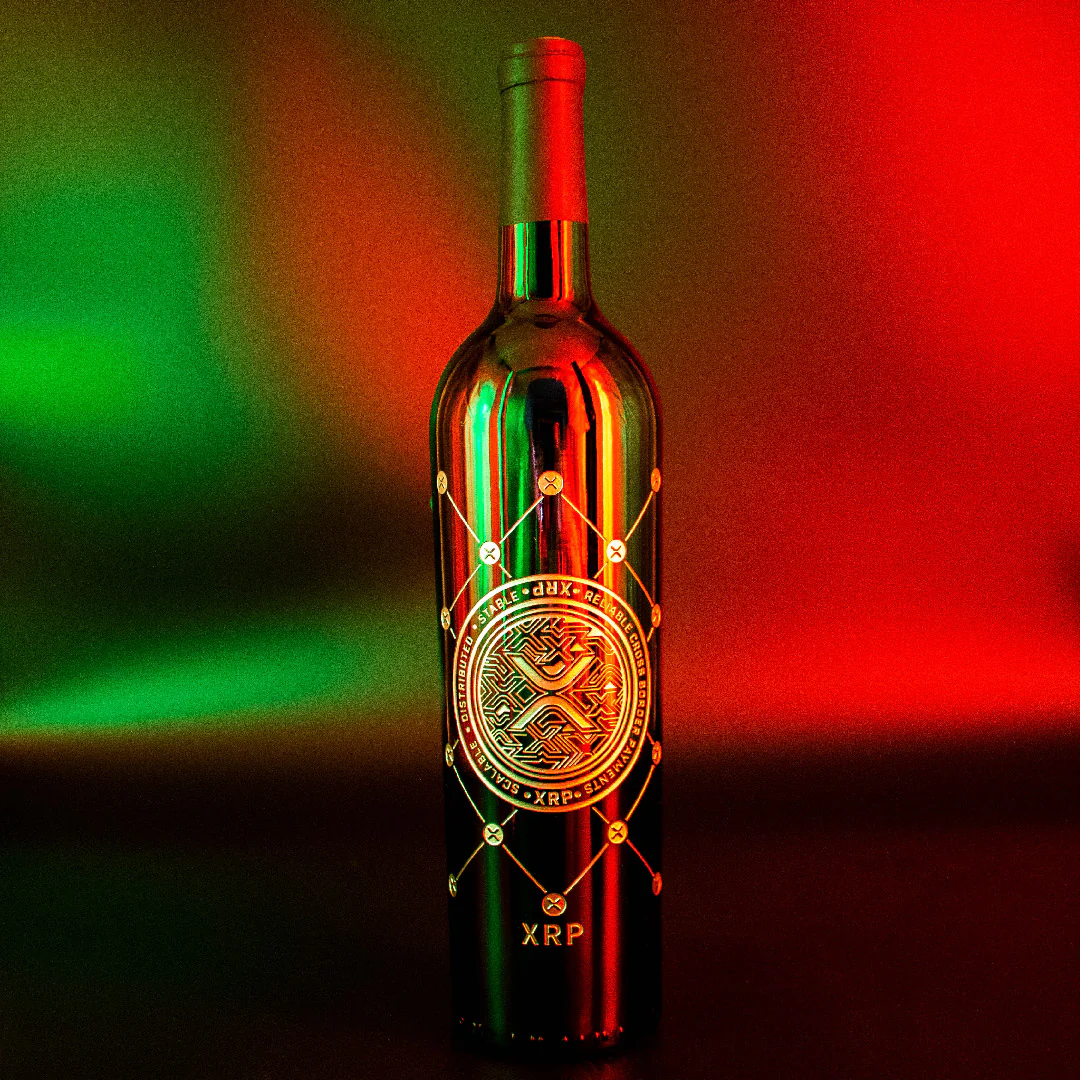 XRP Token Etched Wine - Image 3
